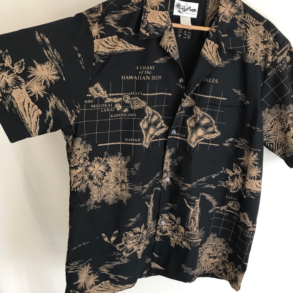 Vintage Howie Hawaiian Button Up Shirt Sz XL - Picture 4 of 6